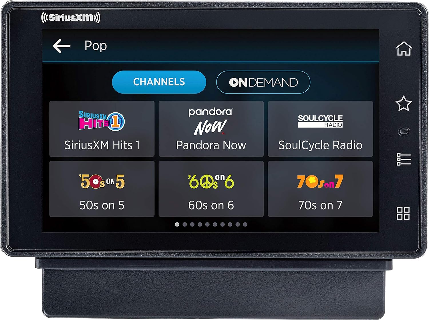 SIRIUSXM SXWB1V1 SiriusXM Tour Dock & Play Radio with 360L, PowerConnect Vehicle Dock, and Bluetooth
