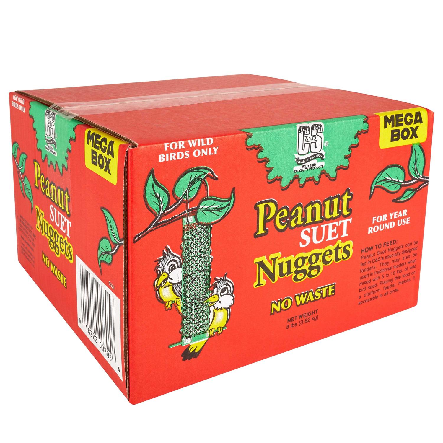 C&s Peanut No-melt Suet Dough Nuggets - Pet Supplies online store