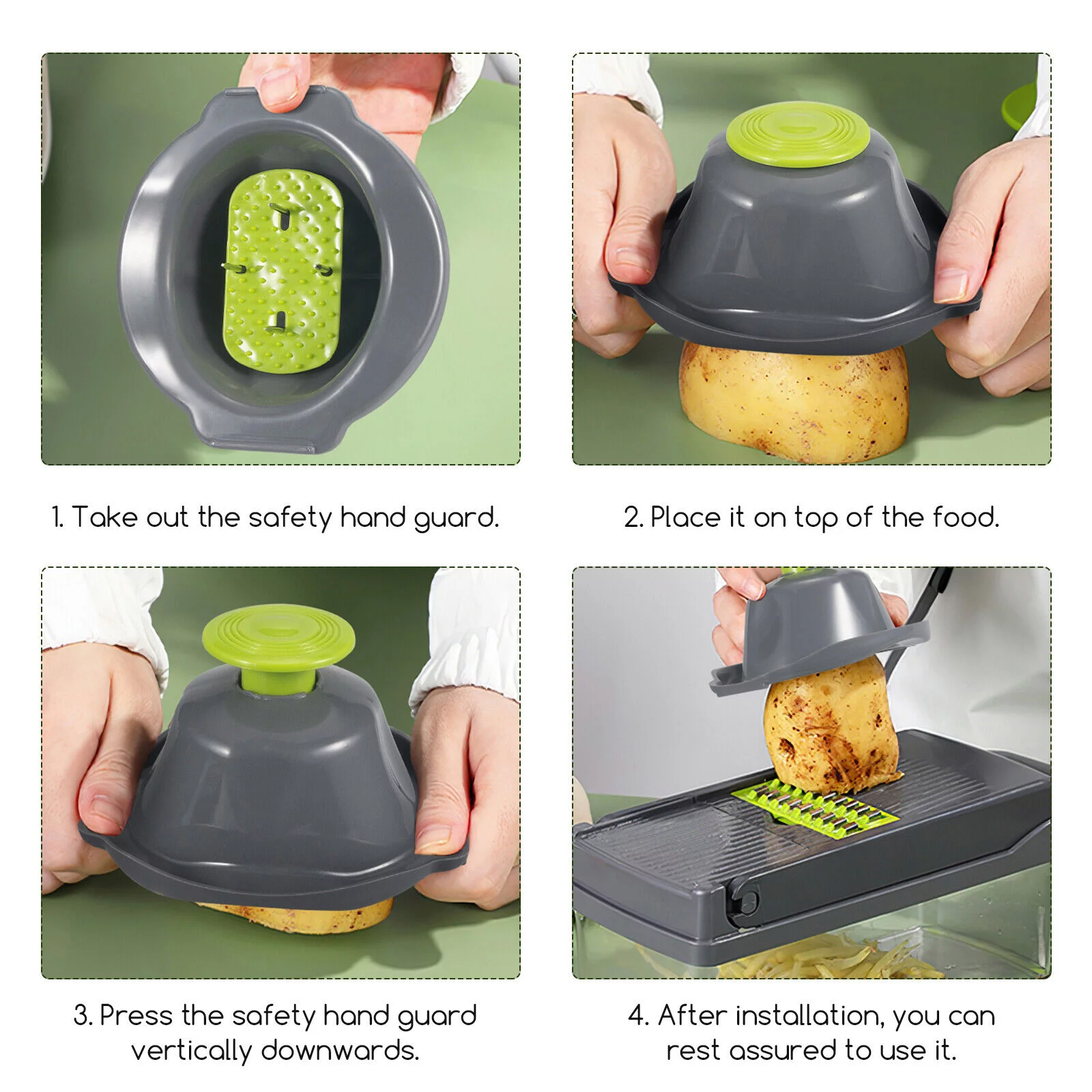 JahyShow 12 in 1 Vegetable Chopper Cutter,Mandoline Slicer Food Onion Veggie Dicer with Container