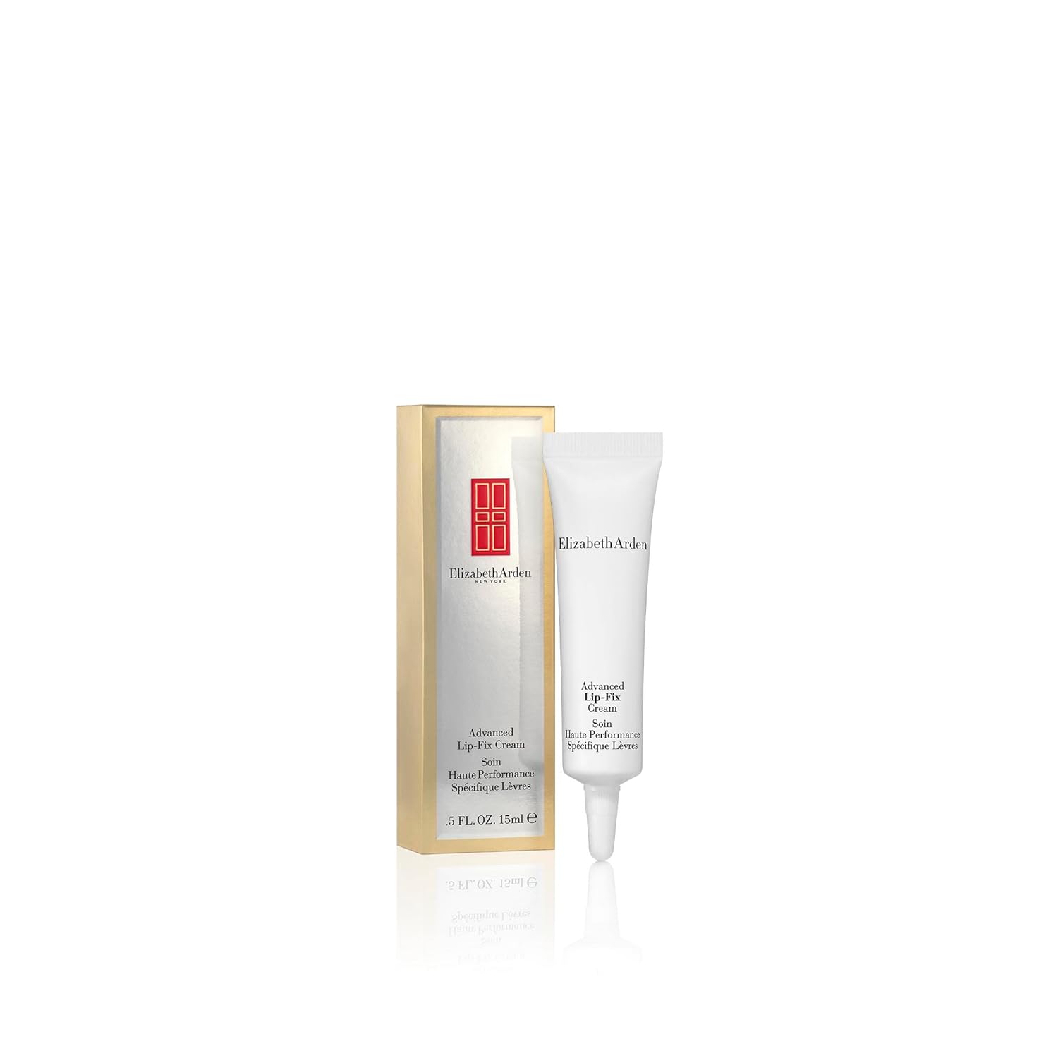 Elizabeth Arden Advanced Lip Fix Cream, Moisturizing Lip Treatment Lip Cream, Minimizes Lipstick Bleeding and Feathering, Helps Soften the Appearance of Vertical Dry Lines, Fragrance-Free, 0.5 oz Tube