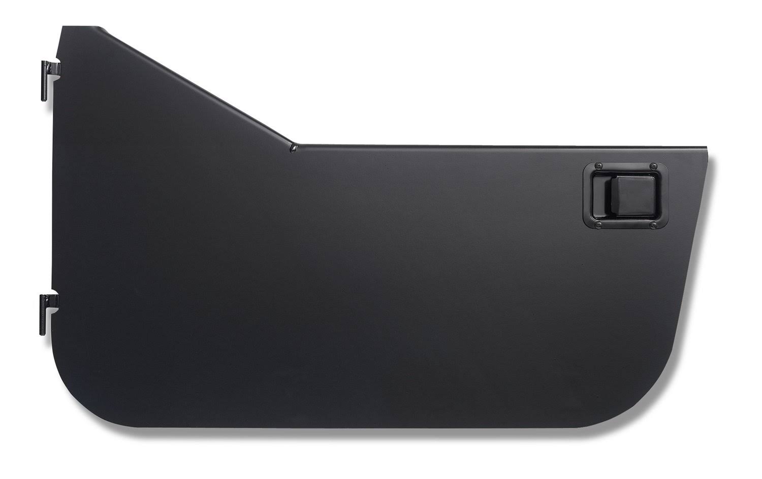 1983 Jeep CJ5 Warrior Smooth Black Steel Half Doors with Slider Paddle Handles (Black) - S905DOOR