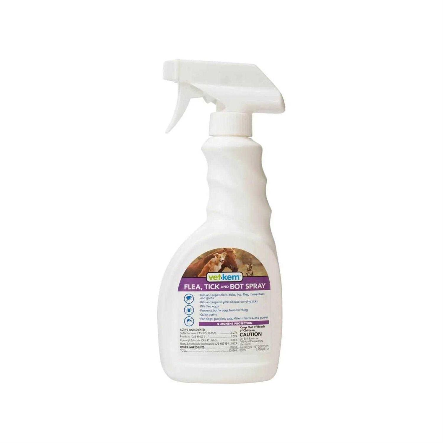 Vet-Kem Flea Tick & Bot Spray - Pet Supplies online store