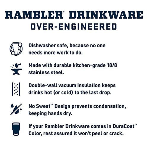 YETI Rambler 18 oz Bottle, Vacuum Insulated, Stainless Steel with Chug Cap, Sandstone Pink