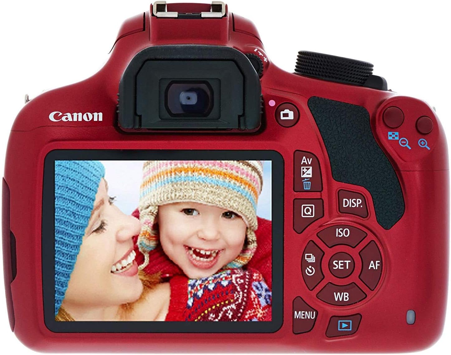 Canon EOS Rebel T6 Digital SLR Camera Kit with EF-S 18-55mm f/3.5-5.6 is II Lens (Limited Edition Red) (Renewed)