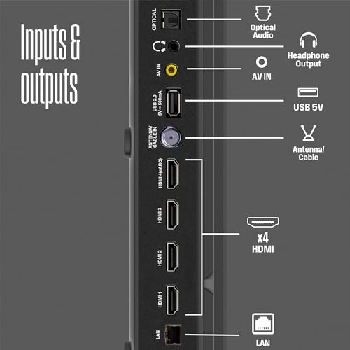 Westinghouse Roku TV - 43 Inch Smart TV, 4K UHD QLED Television w/HDR 10+, Dolby Vision, Wi-Fi & Mobile App Connectivity, Flat Screen Compatible w/Apple HomeKit, Alexa, & Google Assistant