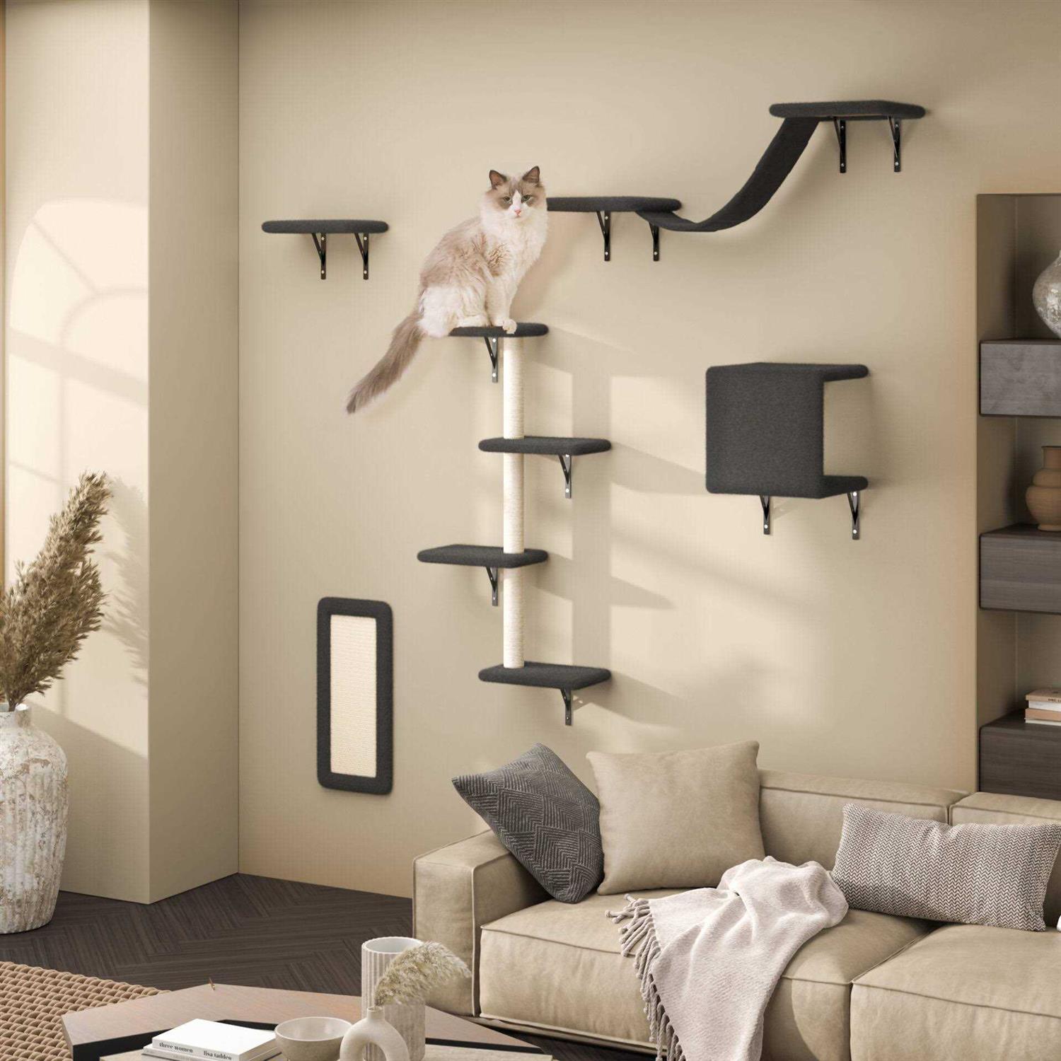 Coziwow Wall Mounted Shelves Set Cat Tree - Pet Supplies online store