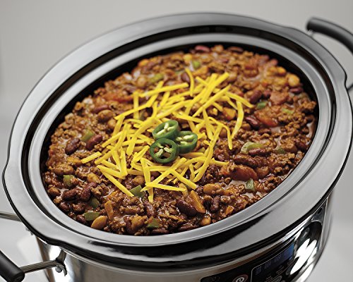 Hamilton Beach 6-Quart Programmable Slow Cooker With Digital Timer, Dishwasher-Safe Crock & Lid (33660)