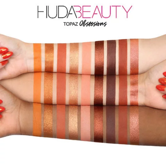 Huda Beauty Obsessions Eyeshadow Palette - Topaz Women Eye Shadow 0.04 oz
