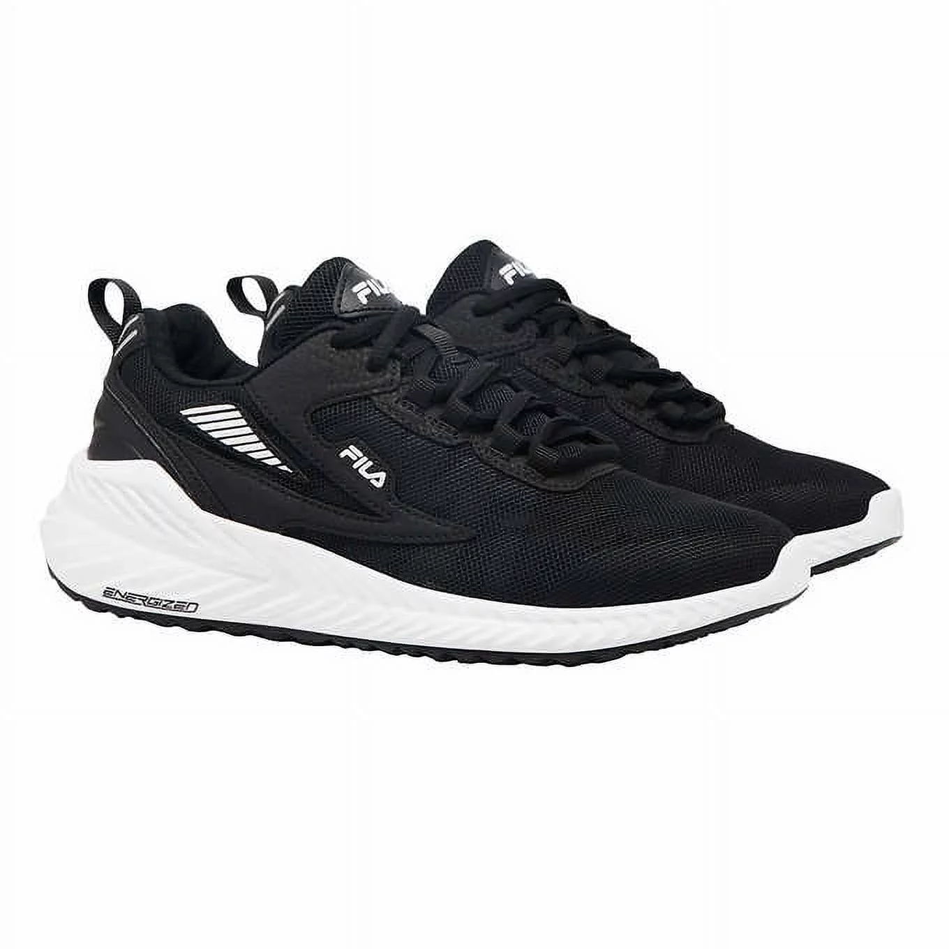 Fila Ladies' Trazoros Winspeed Lace-up Athletic Running Shoe (Black, 7)