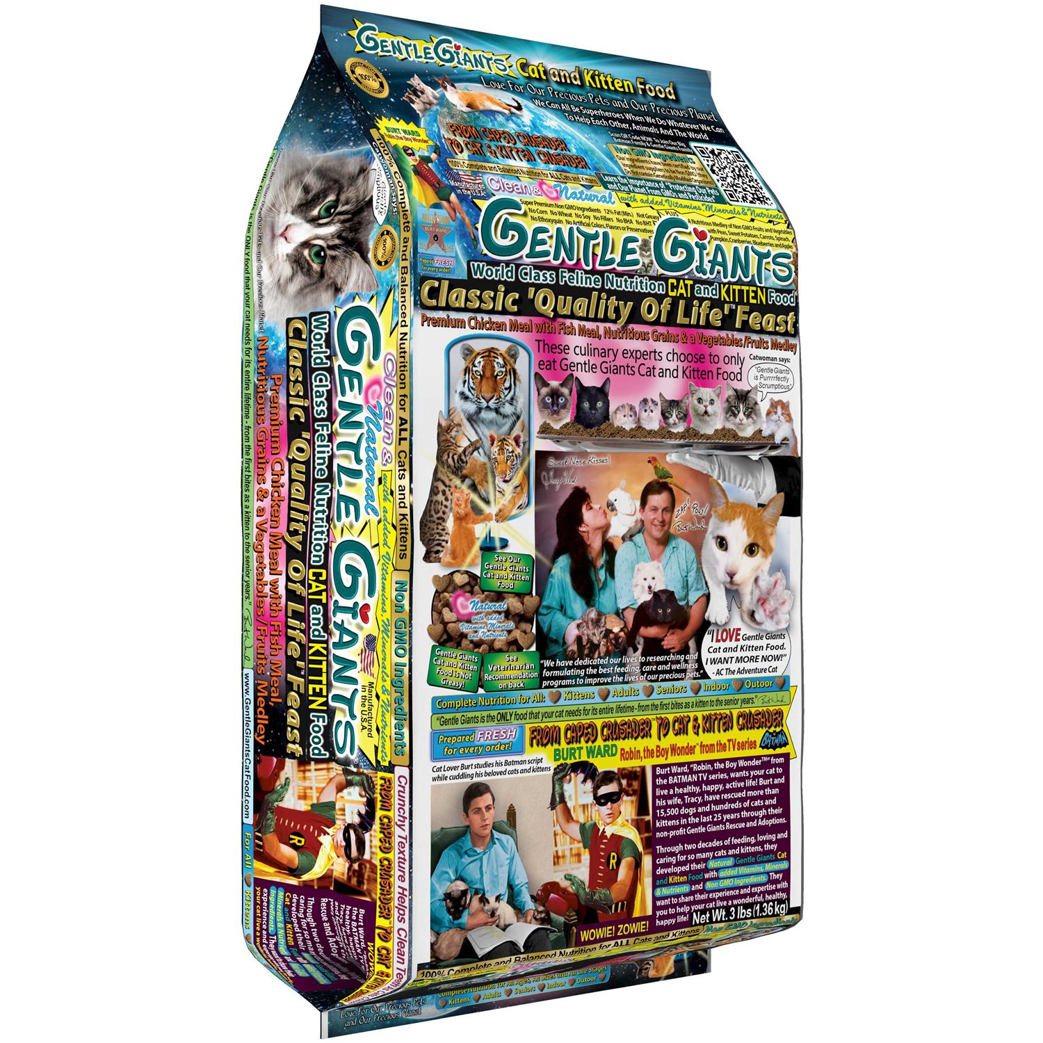 Gentle Giants Chicken & Fish Dry Cat Food - Pet Supplies online store