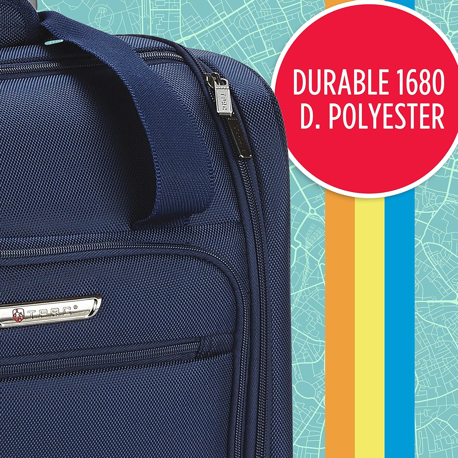 TPRC Seat Carry-On Bag, Purple, Underseater 15-Inch