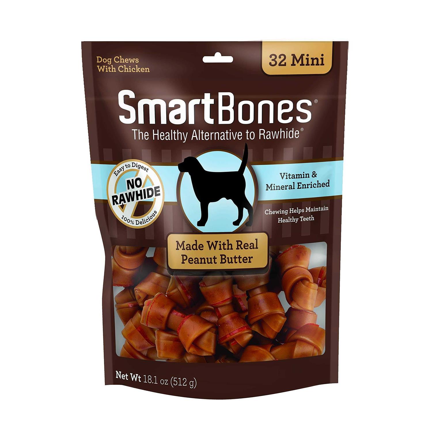 SmartBones Mini Peanut Butter Chews - Pet Supplies online store