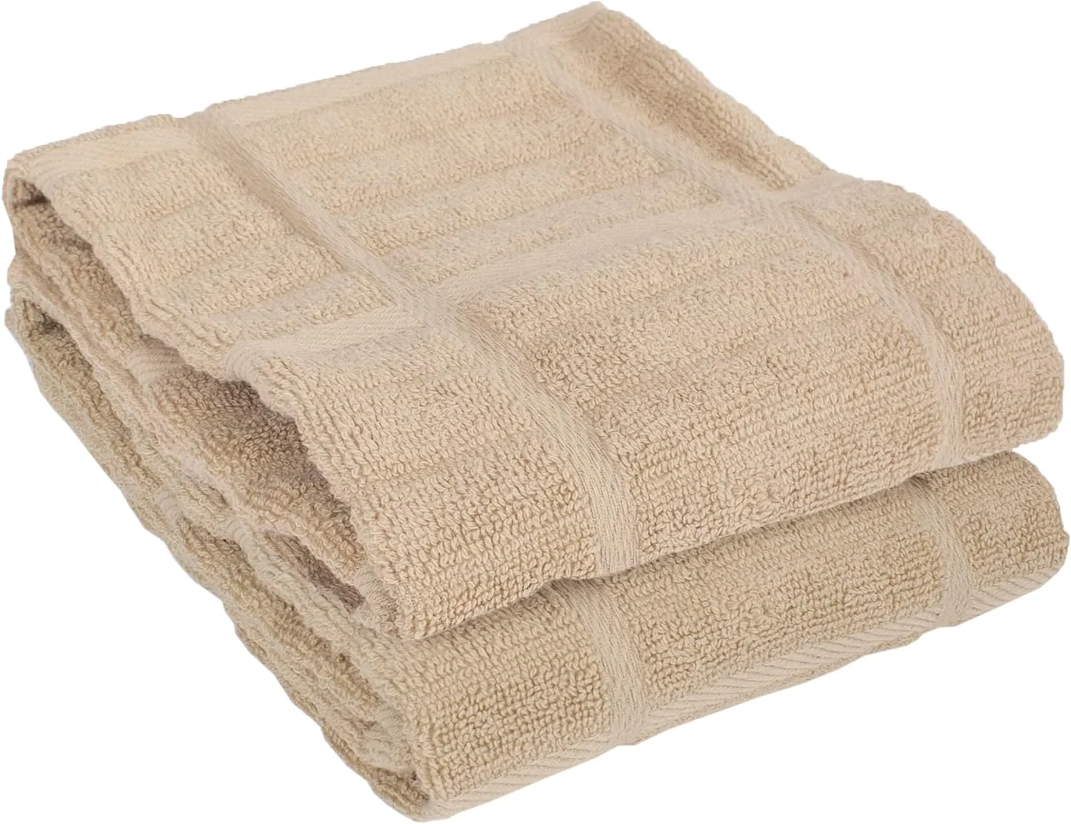 All-Clad Textiles Kitchen Towel, Solid-2 Pack, Cappuccino, 2 Count Cappuccino Solid - 2 Pack