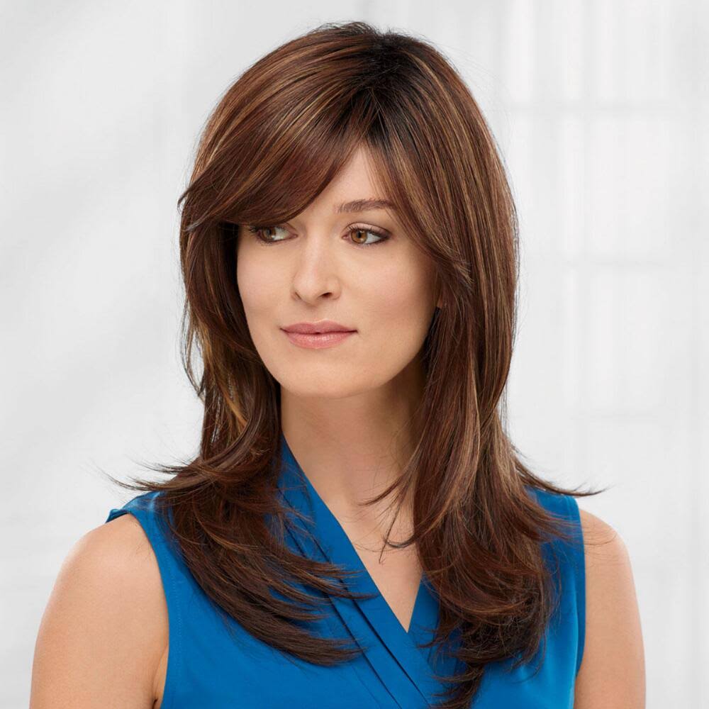 Nola VersaFiber Wig by Paula Young in Red - Long Straight Wig