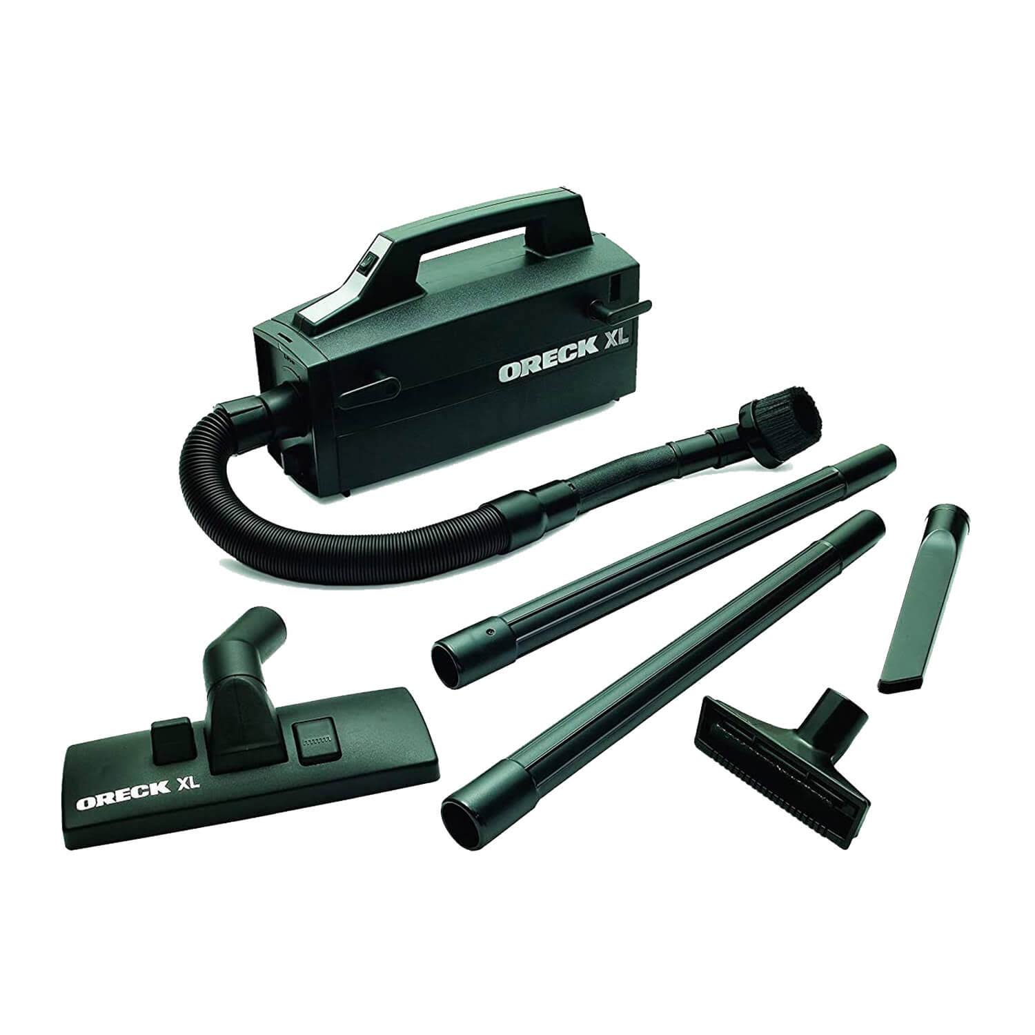 Oreck Bb880 Super-Deluxe Compact Canister Vacuum Cleaner - Black