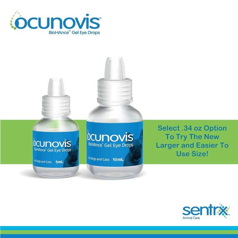 Ocunovis BioHAnce Gel Eye Drops for Dogs and Cats - Pet Supplies online store