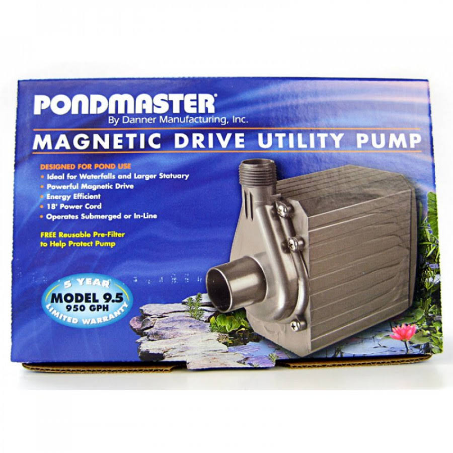 Pondmaster Pond-Mag Magnetic Drive Water Pump: 950 GPH