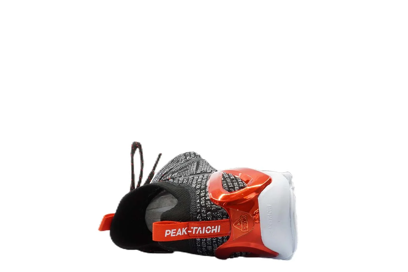 [E92577] Mens Peak Taichi 1.0 Plus Black Melange Grey Running Shoes - 7