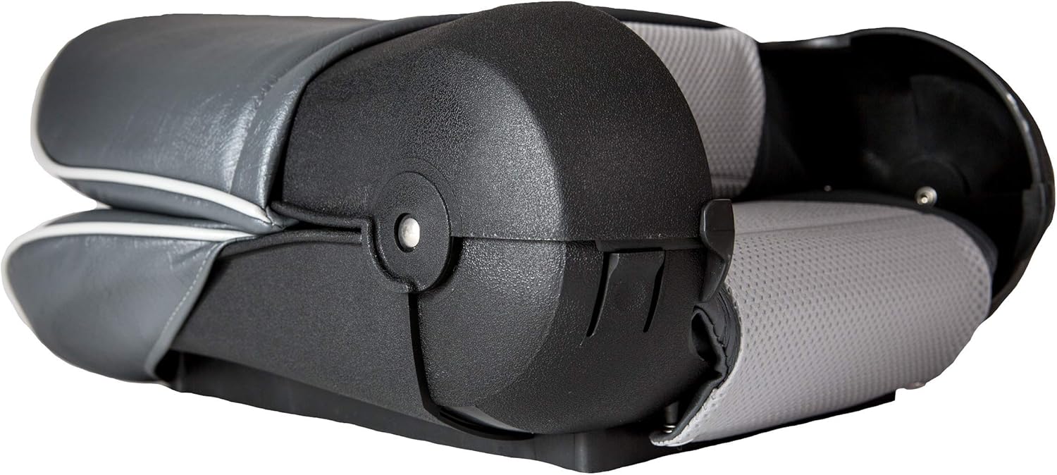 Tempress Profile Guide Boat Seat with Charcoal/Gray Welded Cushion