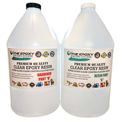 Epoxy Resin Fiberglass Concrete Coating - 2 Gallon Kit