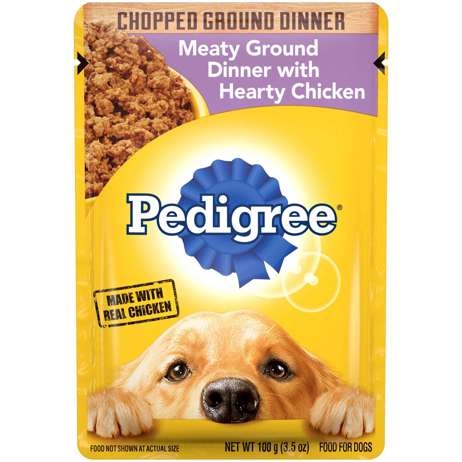 Pedigree Wet Dog Food Chopped Ground Dinner - Pet Supplies online store