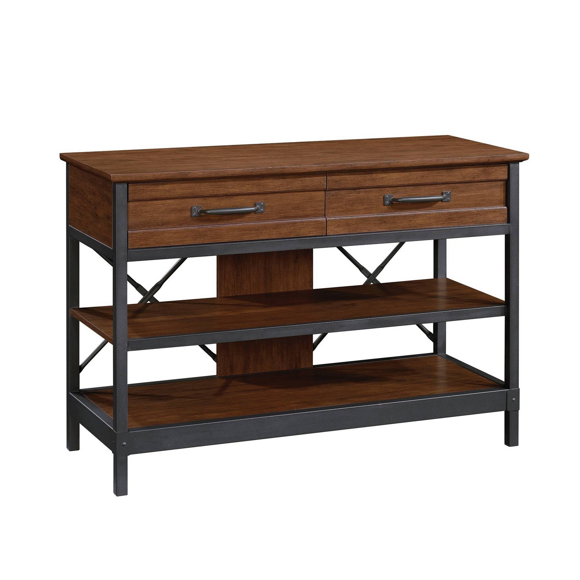 Sauder Carson Forge Anywhere Console | Milled Cherry