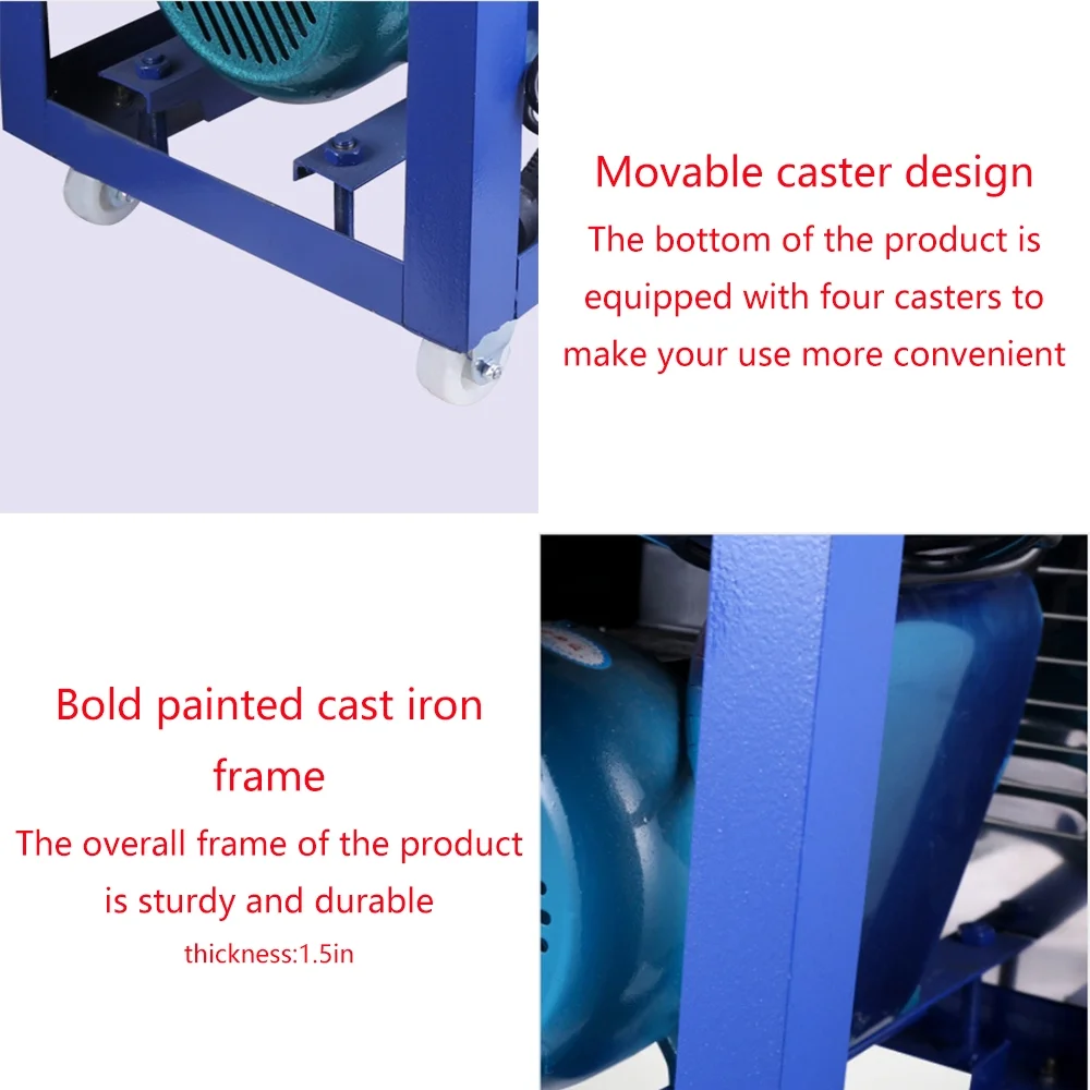 INTBUYING Electric Bone Crusher Meat Fish Chicken Bones Grinder Crusher Mincer Feed Processer 220V 2.2KW