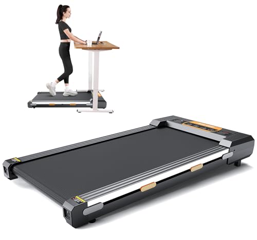 Walking Pad Treadmill with Incline Under Desk Treadmill, 2 in 1 Portable Compact Treadmill for Home with Remote Control, LCD Display, Small Walking Jogging Machine