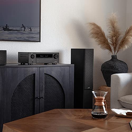 Denon AVR-X1700H 7.2 Channel AV Receiver - 80W/Channel, Advanced 8K HDMI Video w/eARC, Dolby Atmos, DTS:X, Built-in HEOS, Amazon Alexa Voice Control