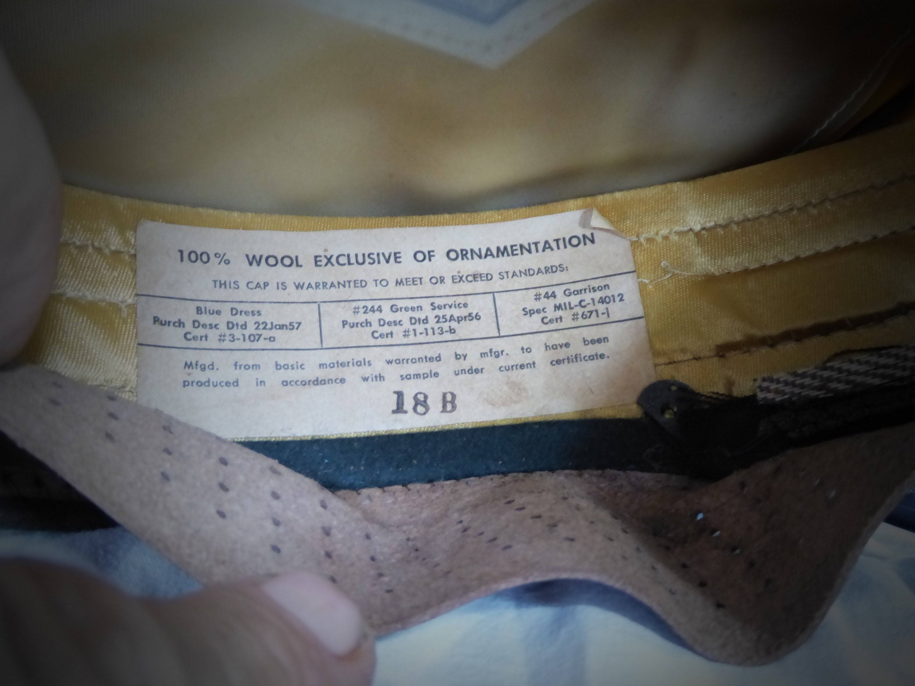 US Military Army Officer's Cap US Army Vietnam