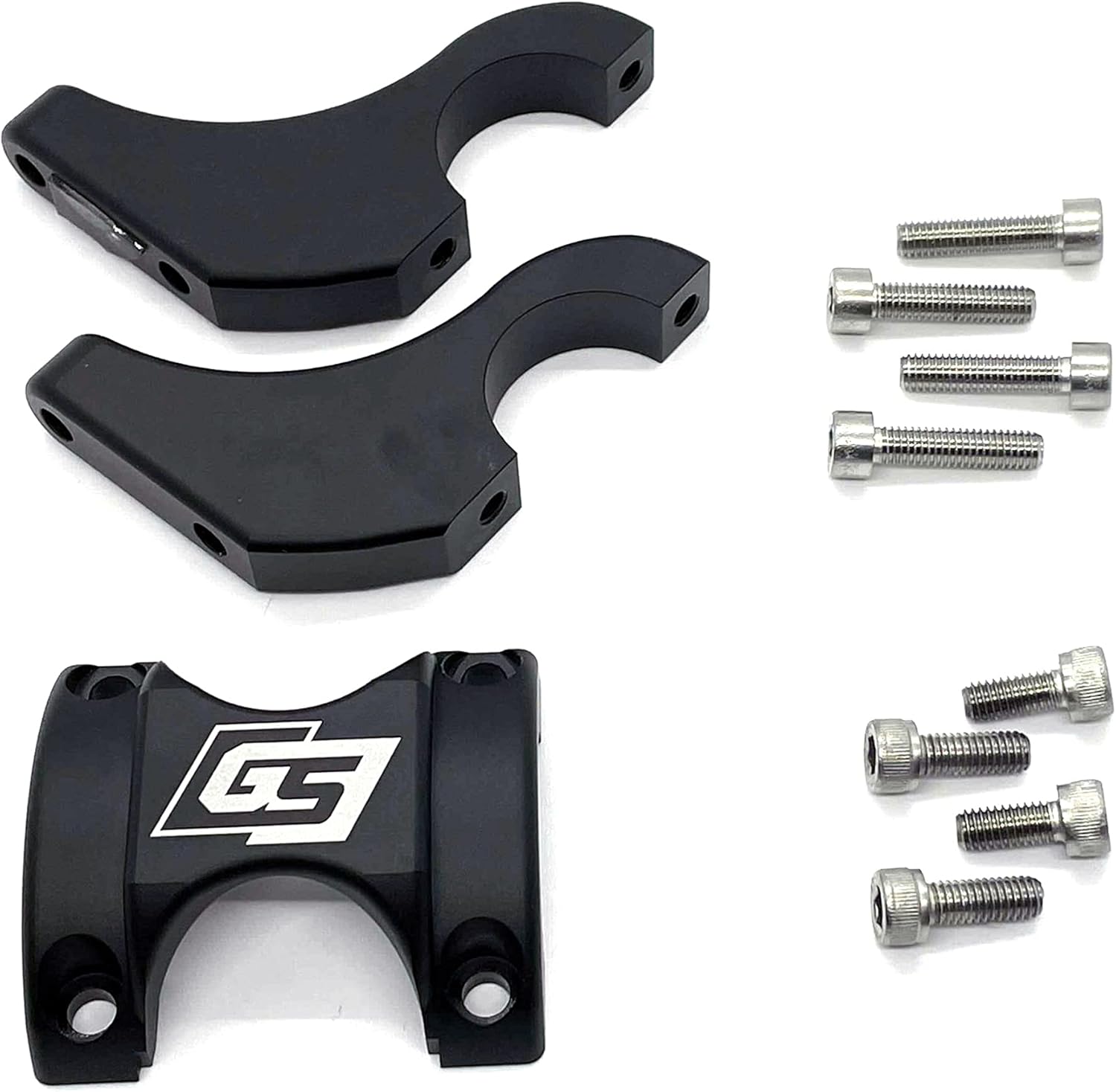 GritShift Direct Mount Riser Stem 2 inch (Bare Aluminum)