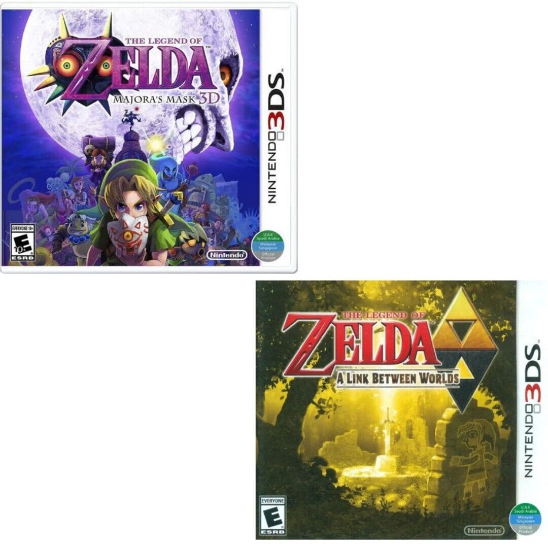 New Game Bundl The Legend of Zelda: Majora's Mask 3D & A Link Between Worlds 3DS
