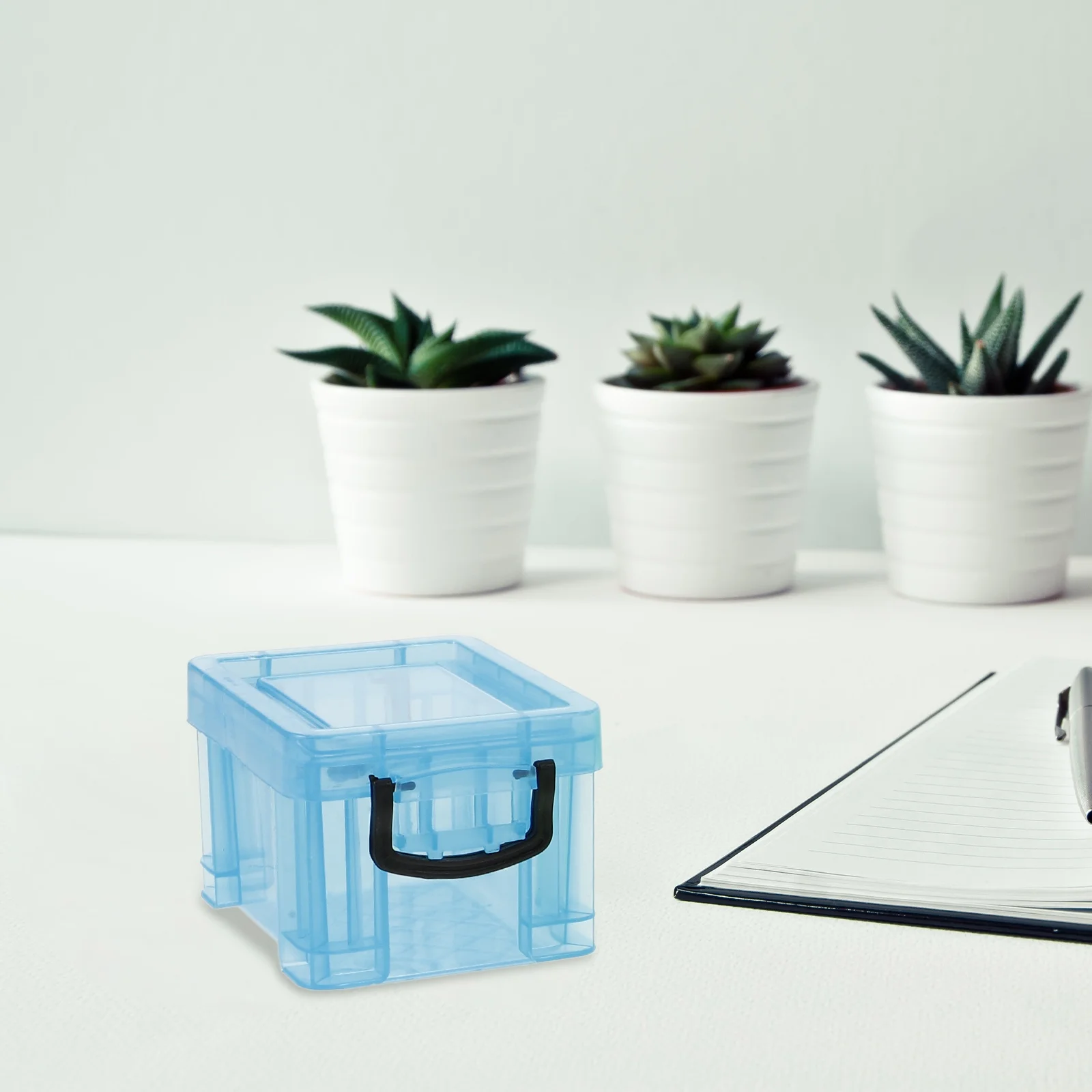 18 Pcs  Small Plastic Box Plastic Crafts Storage Box Organizer Box Beads Box with Lid