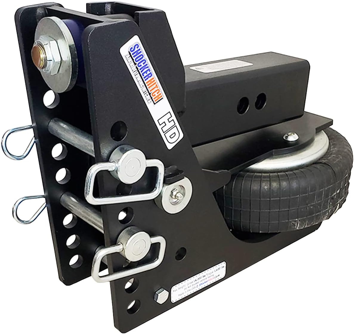 Shocker HD Max Black Air Hitch & Sway Control Towing Kit, Fits 3