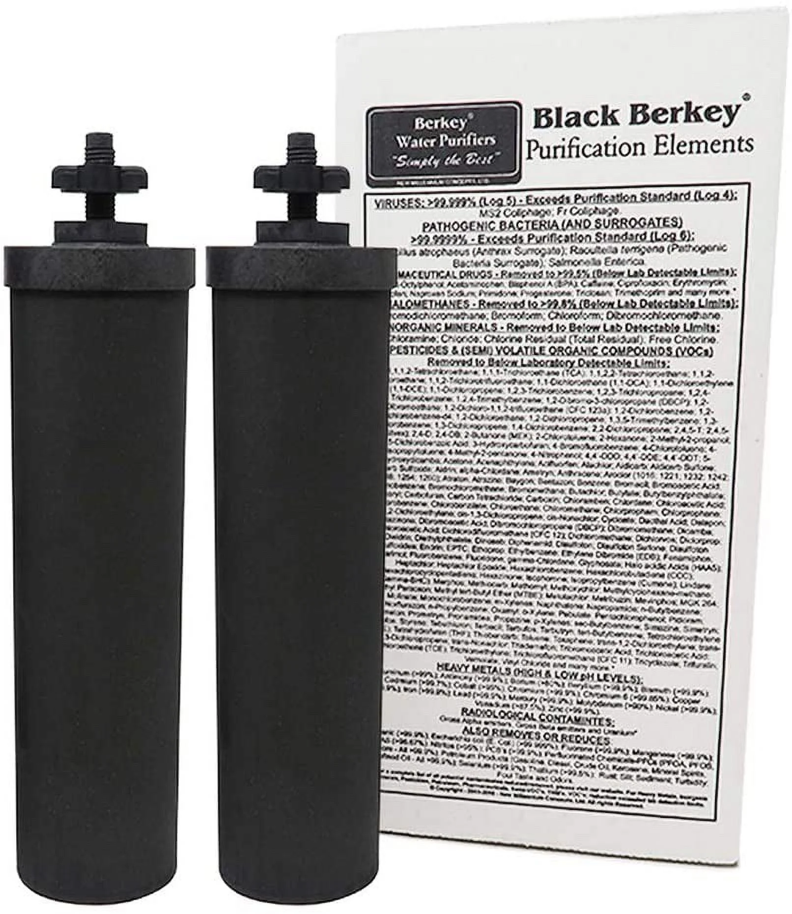 Berkey Authentic Black Berkey Elements BB9-2 Filters for Berkey Water Systems (Set of 2 Black Berkey Elements) - Curated Treasures Market