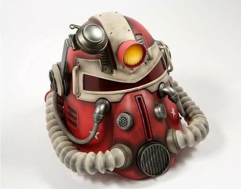 Fallout 76 T-51 Power Armor Helmet 1:1 Replica Nuka Cola Edition Post
