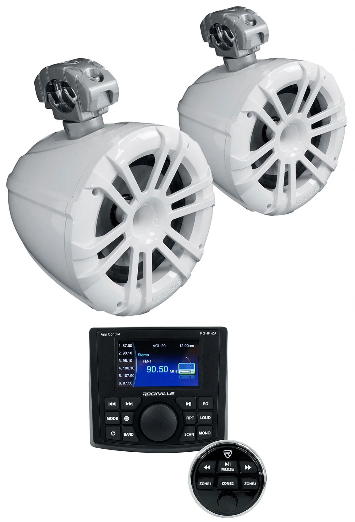 2) Memphis MXA82TW White 8