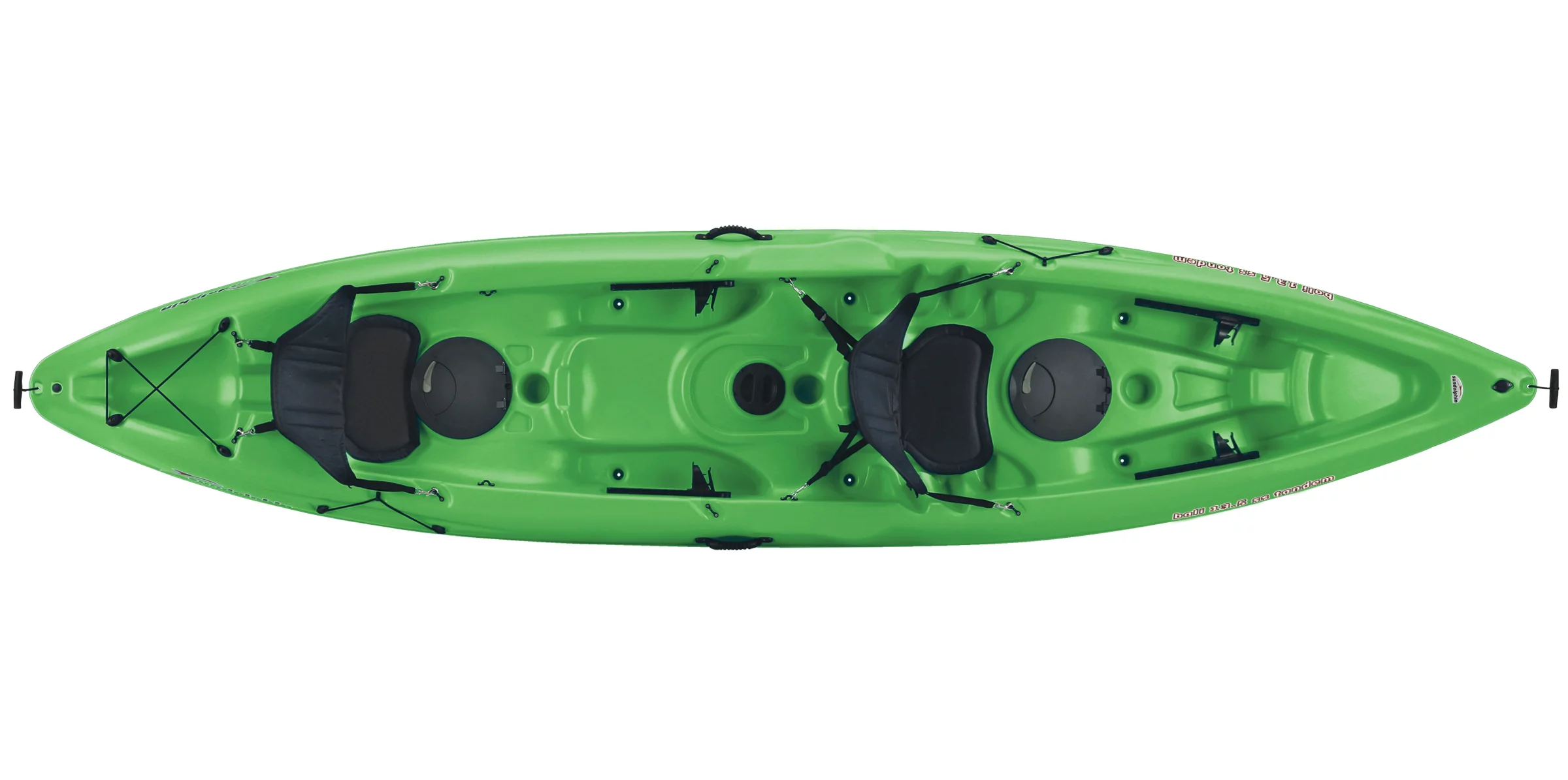 Sun Dolphin Bali 13.5 Recreational Sit On Tandem Kayak, Lime