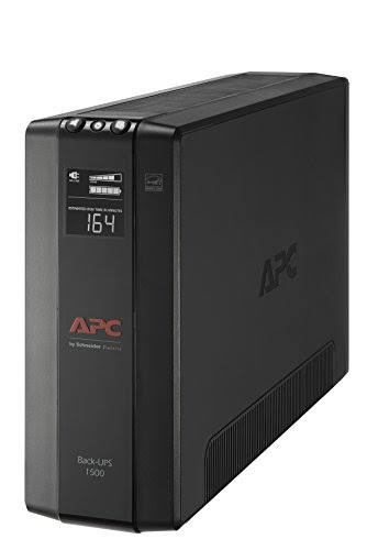 APC Ups, 1500VA UPS Battery Backup u0026 Surge Protector with AVR, LCD Power Supply,