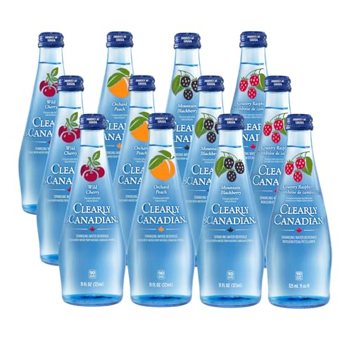 Clearly Canadian Mountain Blackberry Sparkling Water, 11 Fl Oz