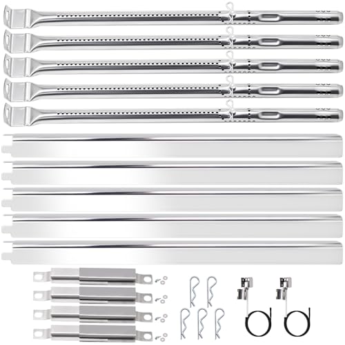 Hiorucet Grill Replacement Parts for Char-broil Performance 463365021, 463354021, 463350521, 463448021, 463630021, G325-0002-W1 Heat Tent, Carry Over Tube G428-5102-W1 for Charbroil Performance Parts.