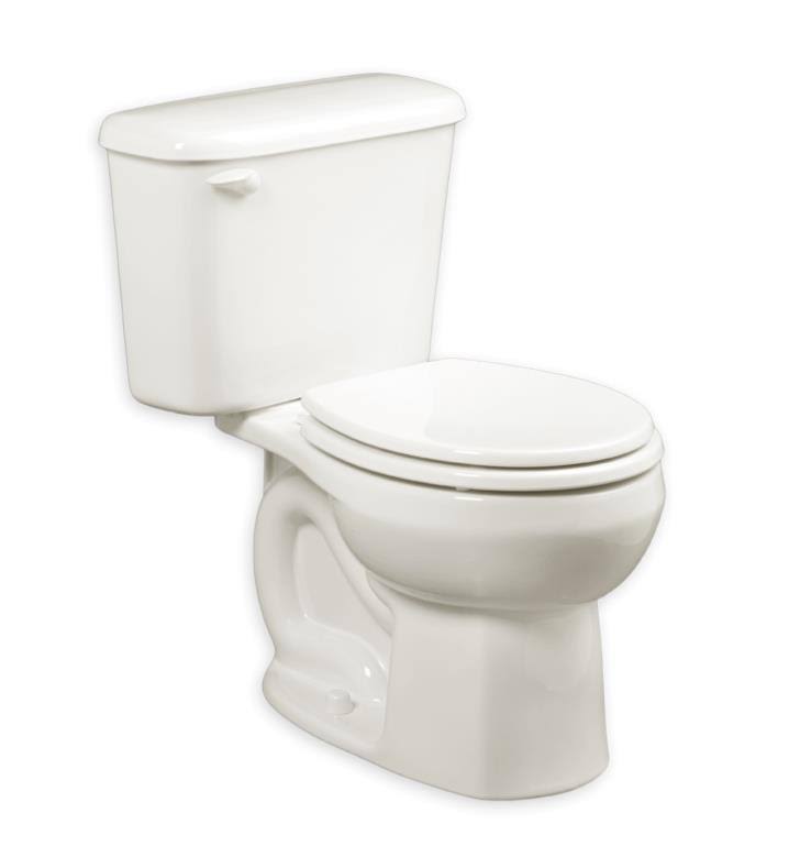 American Standard Colony 1.6 GPF Round Two-Piece Toilet; Bone