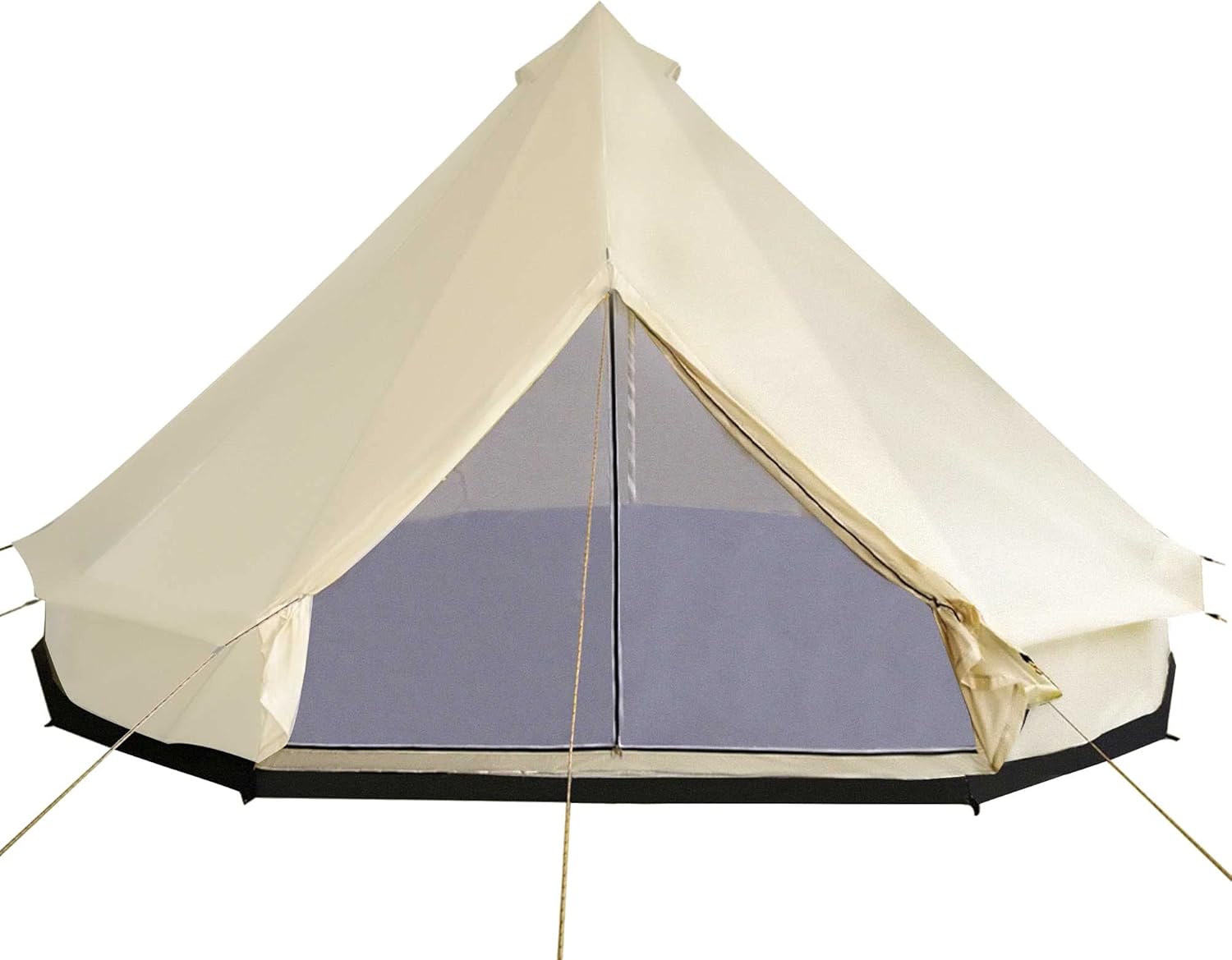 Outsunny 10-Person Waterproof Camping Tent Yurt with Unique Style, Spacious Interior, & Breathable Waterproof Design, 16.4' x 16.4' x 9.8'