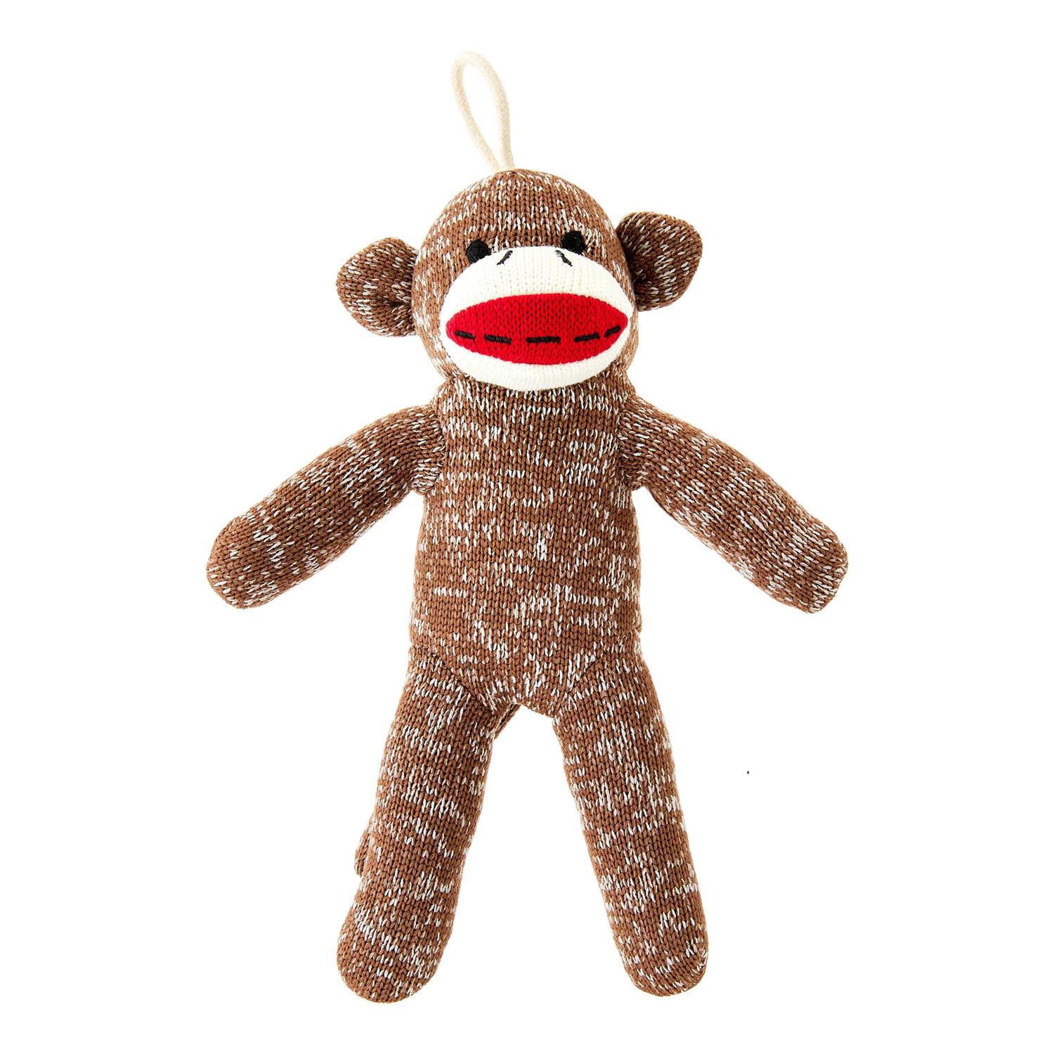 Vibrant Life Cozy Buddy Sock Monkey Dog Toy - Pet Supplies online store