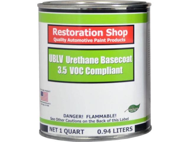 Pure White 1 Quart Low VOC Urethane Basecoat Car Auto Body Paint