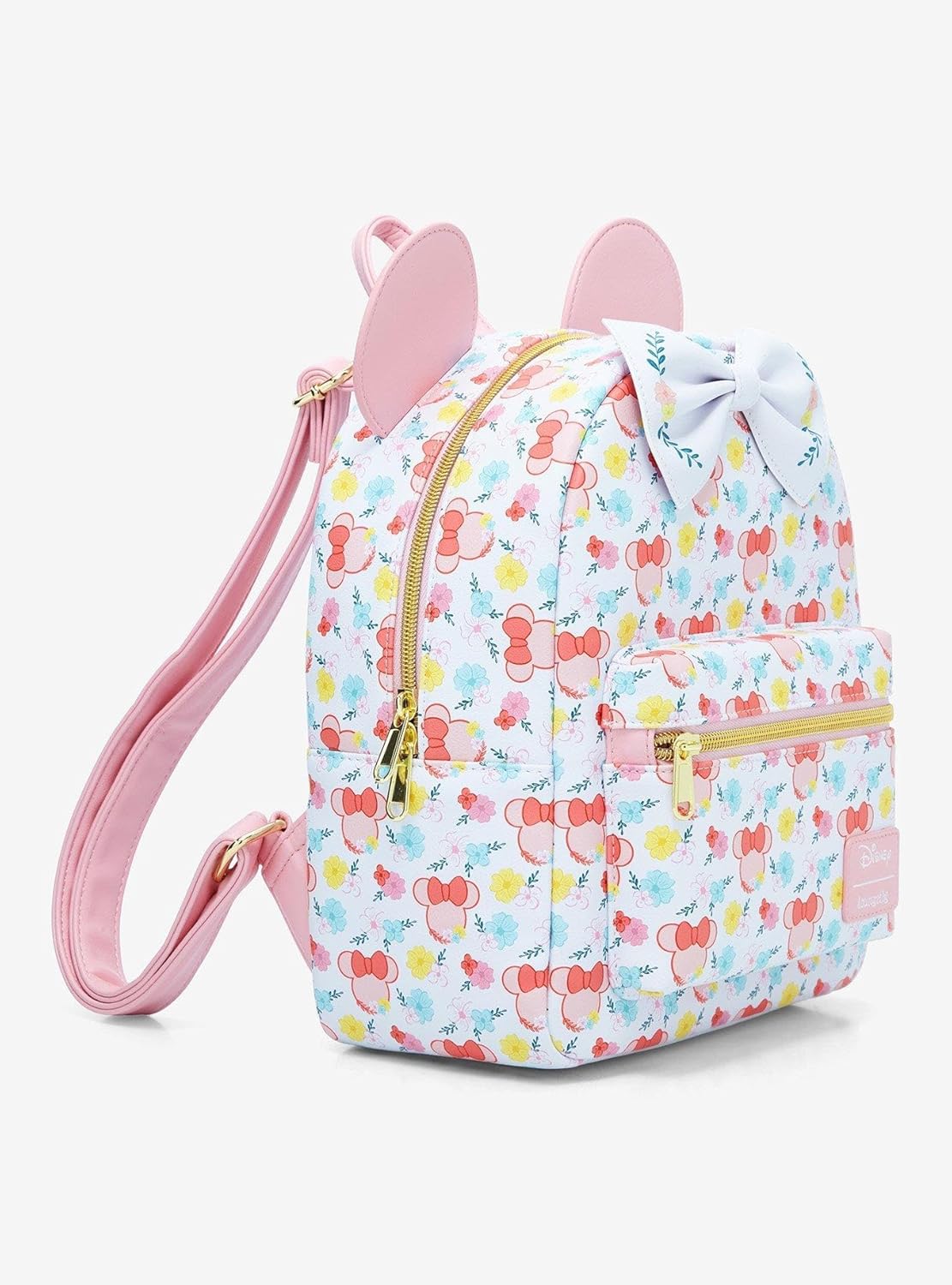 Loungefly Disney Minnie Mouse Flowers Figural Mini Backpack MULTI