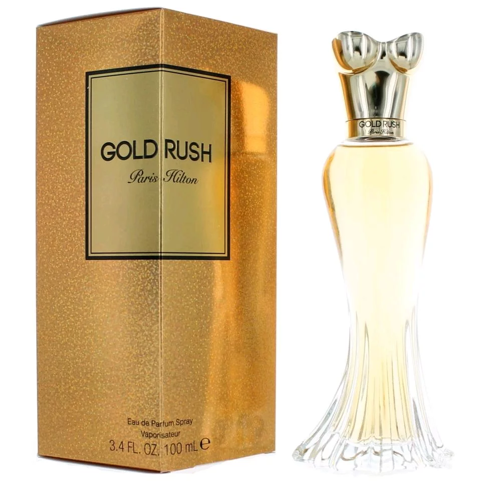 Gold Rush by Paris Hilton, 3.4 oz Eau De Parfum Spray for Women