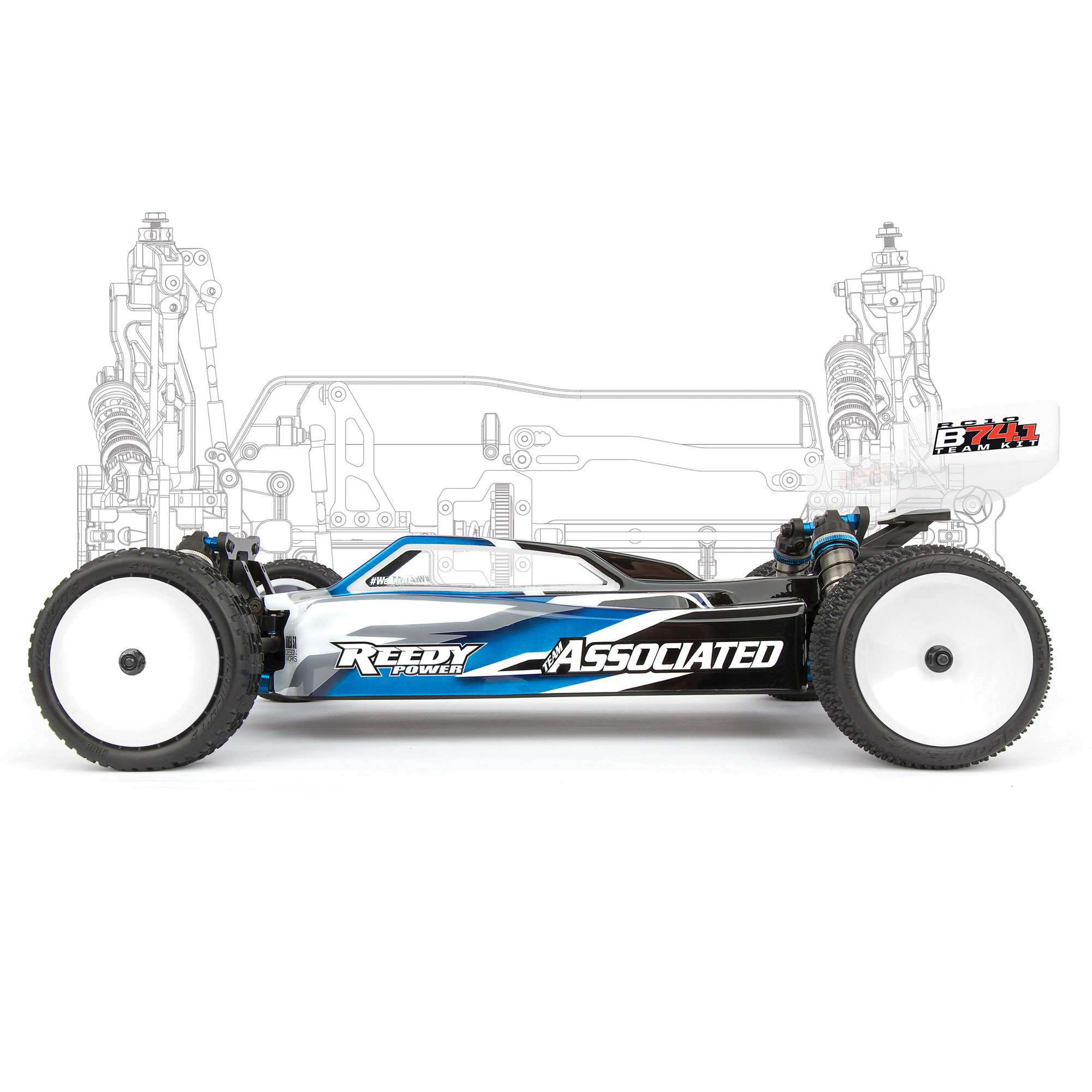 Team Associated Rc10 B74.1 4Wd 1/10 Team Buggy Kit