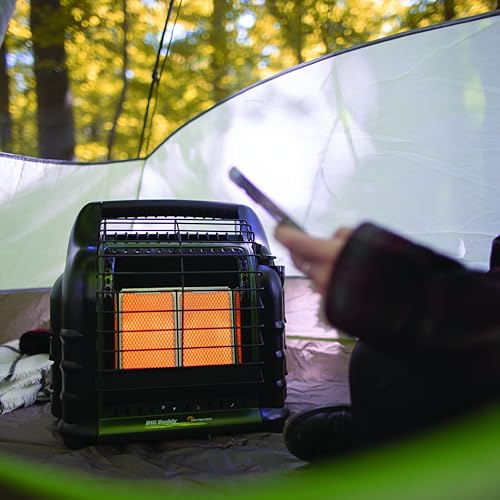 Mr. Heater 4,000-18,000 BTU Green Big Buddy Portable Liquid Propane Heater