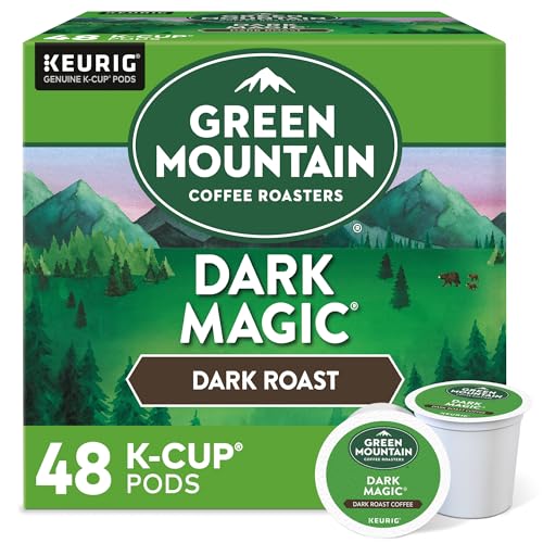 Green Mountain Coffee Roasters Dark Magic Keurig Single-Serve K-Cup Pods, Dark Roast Coffee, 72 Count